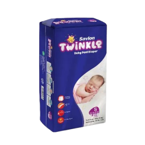 স্যাভলন টুইঙ্কল বেবি প্যান্ট ডায়াপার – সাইজ S (৪-৮ কেজি)