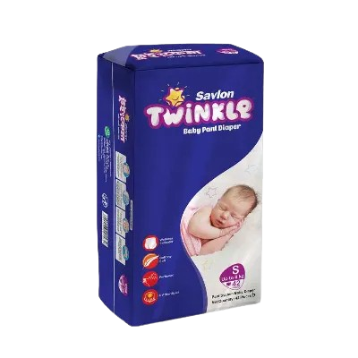 স্যাভলন টুইঙ্কল বেবি প্যান্ট ডায়াপার – সাইজ S (৪-৮ কেজি)